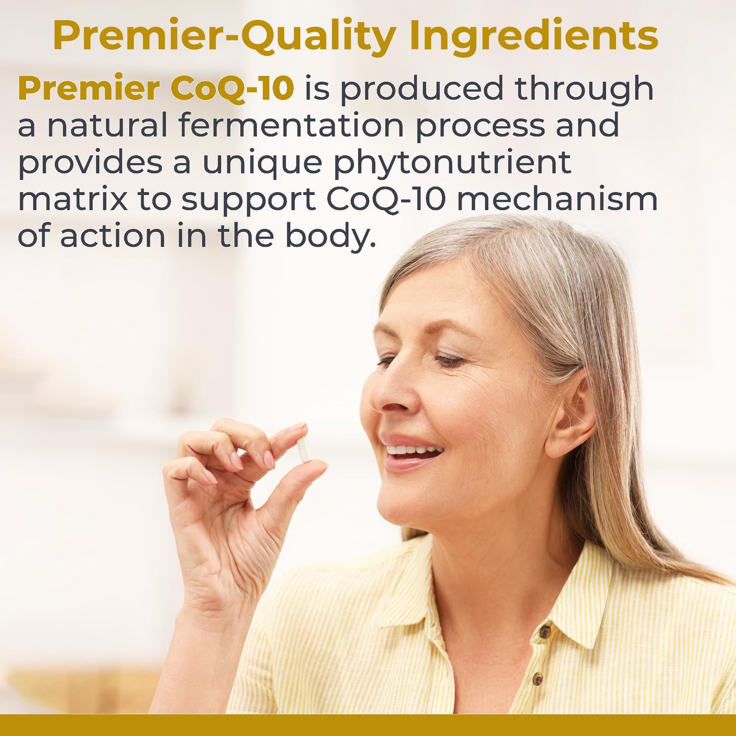 Premier Research Labs CoQ10 - Coenzyme Q10, Co Q 10 Supplement, 100mg Capsules, Ubiquinol Co Enzyme Q-10 with Red Algae & MCT Oil - 60 Vegetarian Capsules - dailyvitalstore