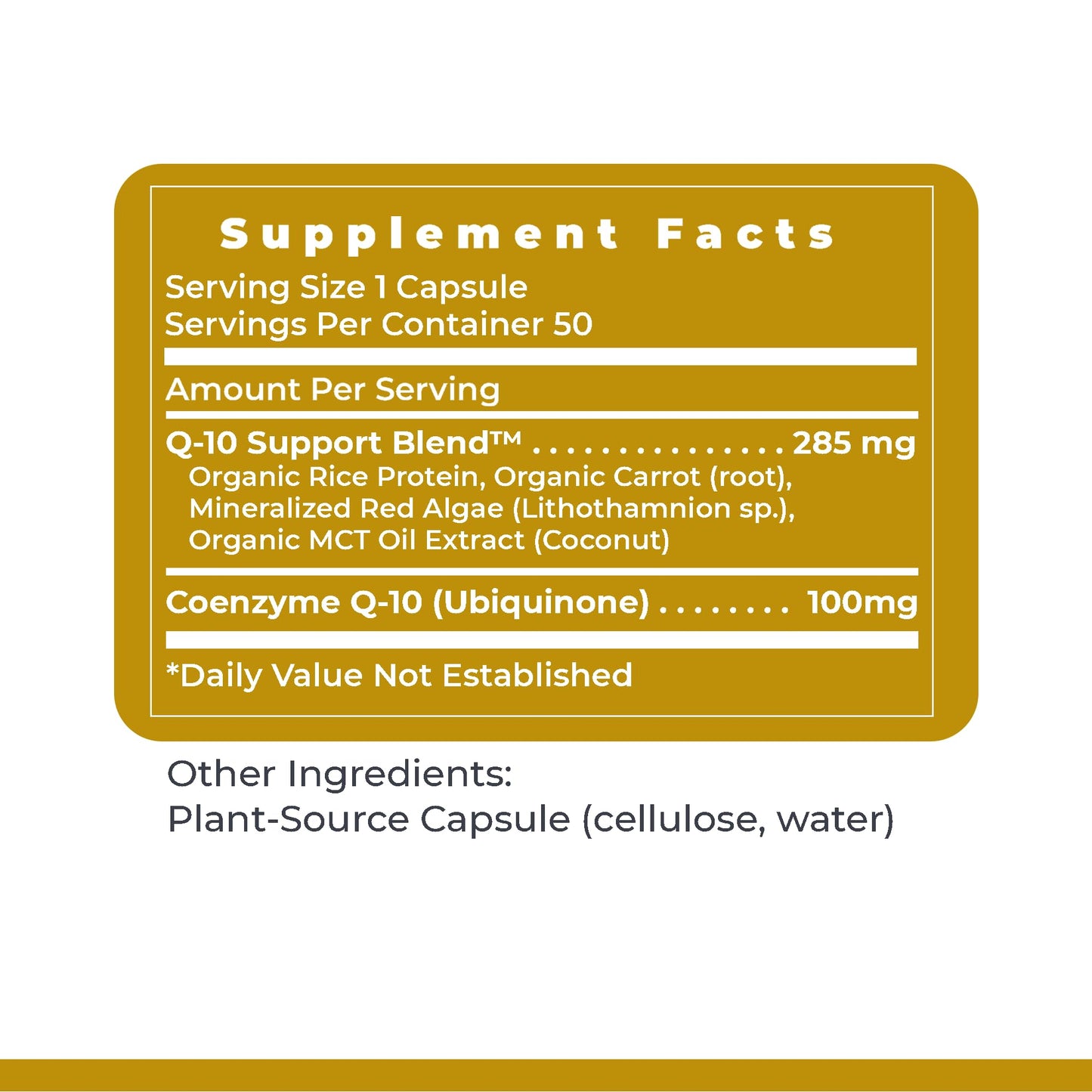 Premier Research Labs CoQ10 - Coenzyme Q10, Co Q 10 Supplement, 100mg Capsules, Ubiquinol Co Enzyme Q-10 with Red Algae & MCT Oil - 60 Vegetarian Capsules - dailyvitalstore