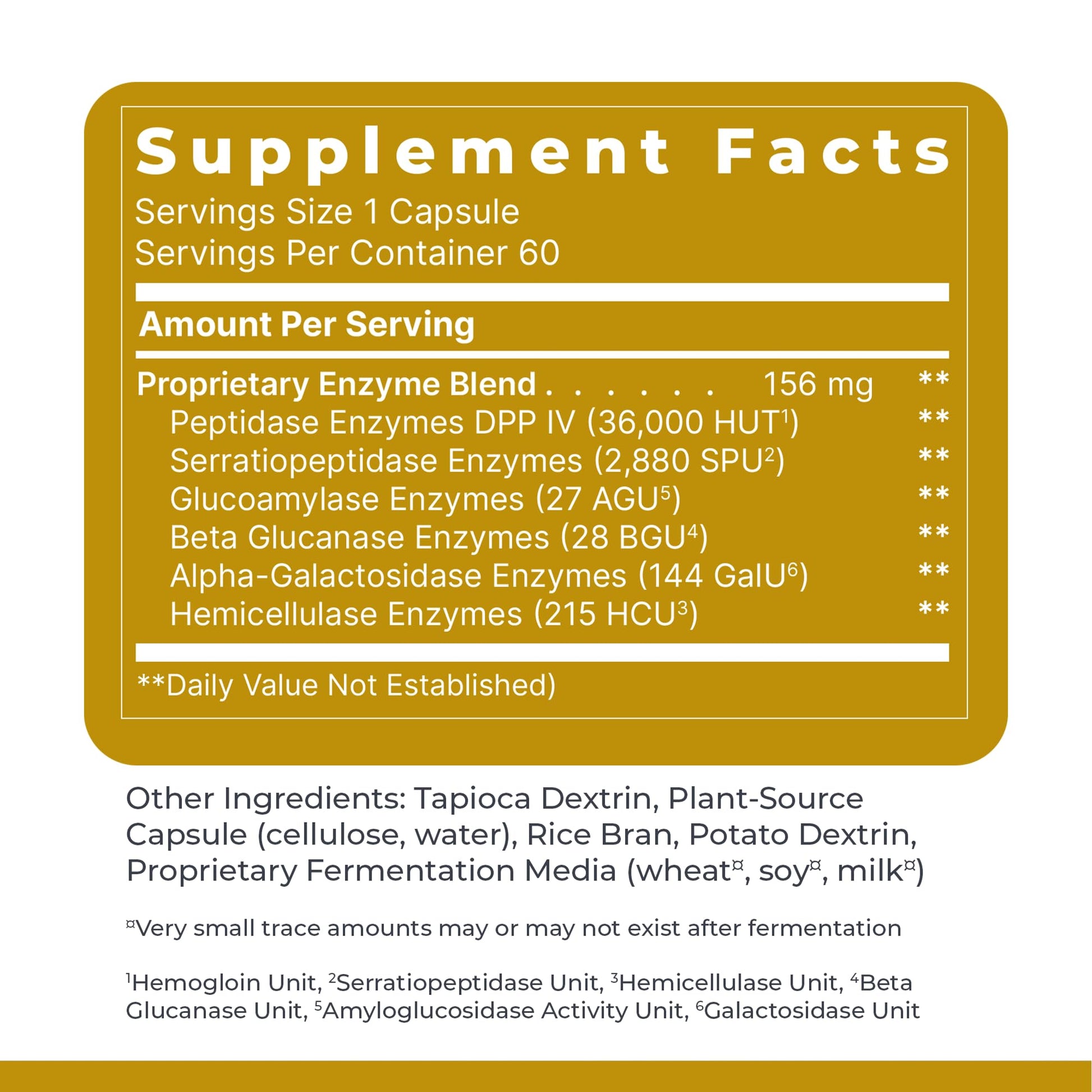 Premier Research Labs Digestase-SP - Enzymes for Digestion, Fermented Digestive Enzymes for Women & Men, Gut Health Support Pills with Peptidase, Hemicellulase - 60 Vegetarian Capsules - dailyvitalstore