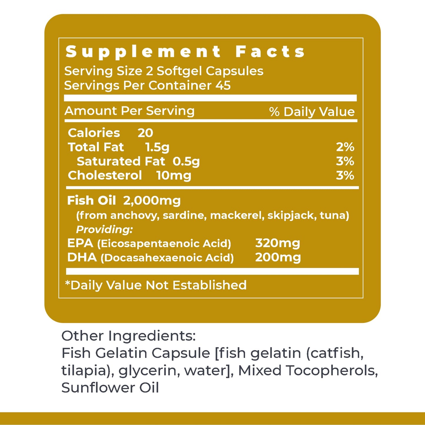 Premier Research Labs EPA DHA Marine Softgels - Omega 3 Fish Oil, EPA DHA Omega 3 Supplement, Fatty Acids for Women & Men, Natural - 90 Softgel Capsules - dailyvitalstore