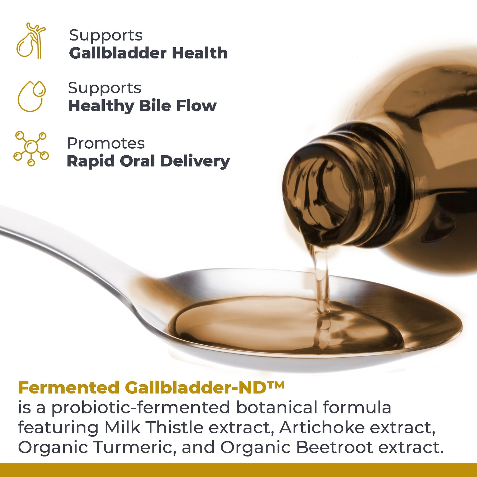 Premier Research Labs Fermented Gallbladder-ND - Gallbladder Cleanse, Milk Thistle and Artichoke Extract, Milk Thistle Liquid Drops, Tincture Supplement with Antioxidants, Turmeric - 8 Fl Oz Bottle - dailyvitalstore