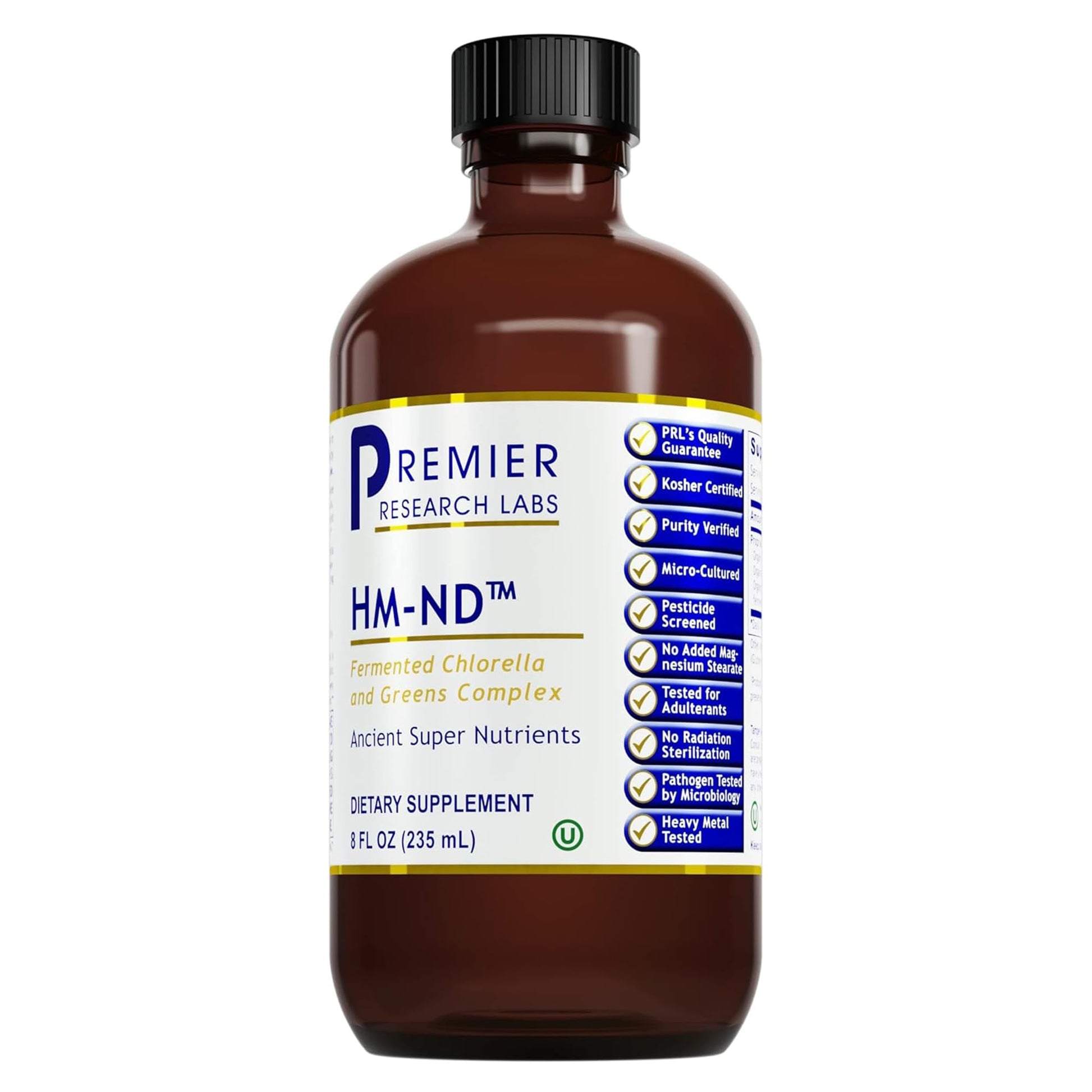 Premier Research Labs Fermented HM-ND - Cilantro, Parsley, and Chlorella Liquid, Full Body Detox and Cleanse for Men and Women, Cilantro Supplement with Organic Herbal Extracts - 8 Fl Oz - dailyvitalstore