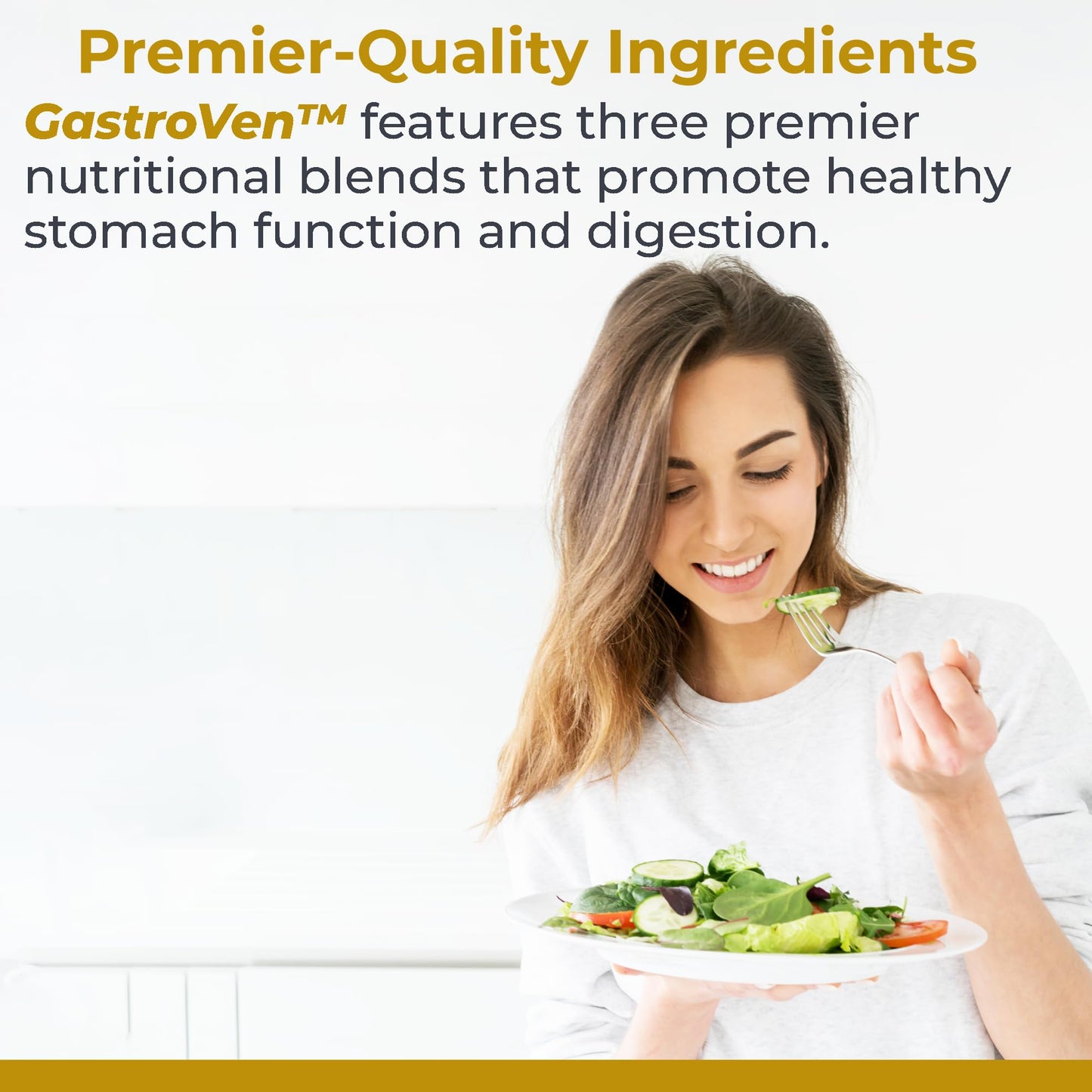 Premier Research Labs GastroVen - Digestive Enzymes for Women & Men, Digestive Health Supplement, Supports Healthy Gut Microbiome w/Bromelain, Ginger - 60 Capsules - dailyvitalstore