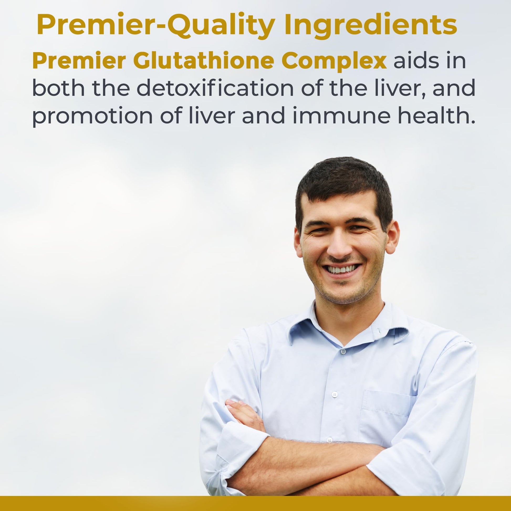 Premier Research Labs Glutathione Complex - Liver & Immune Support Supplement - Glutathione Pill for Natural Liver Cleanse - 60 Vegetarian Capsules - dailyvitalstore