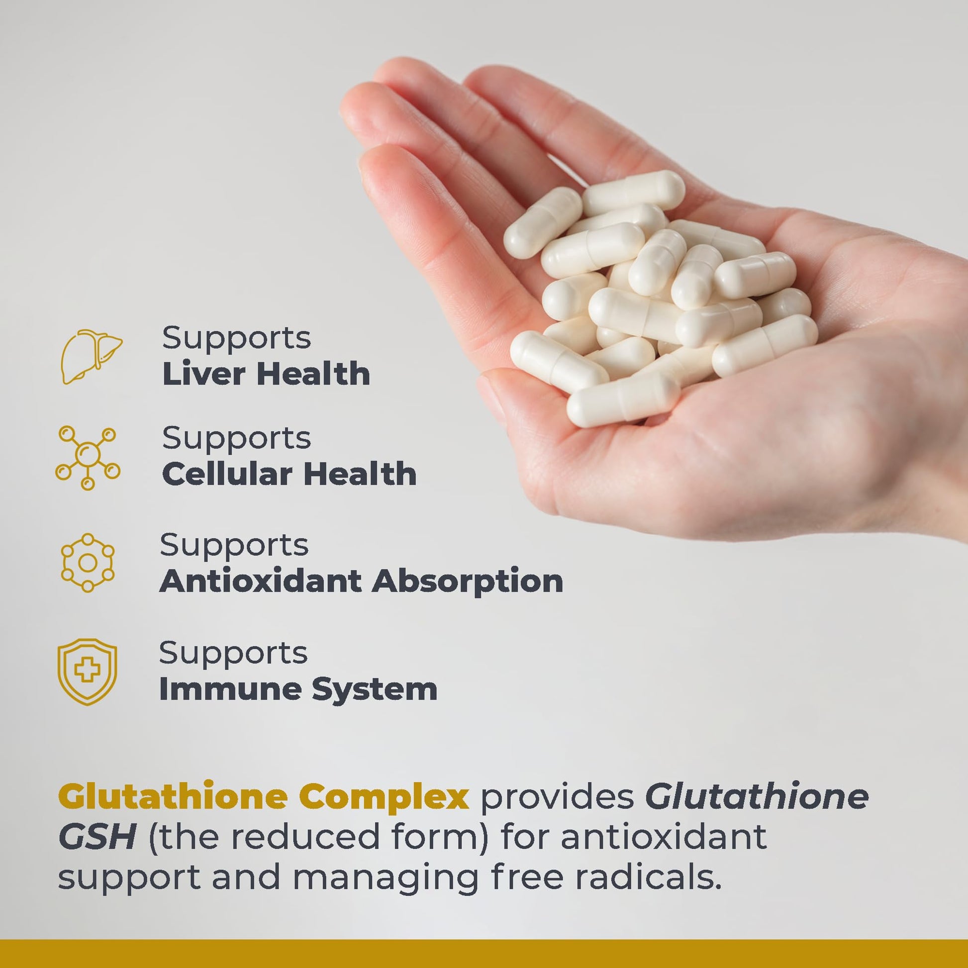 Premier Research Labs Glutathione Complex - Liver & Immune Support Supplement - Glutathione Pill for Natural Liver Cleanse - 60 Vegetarian Capsules - dailyvitalstore