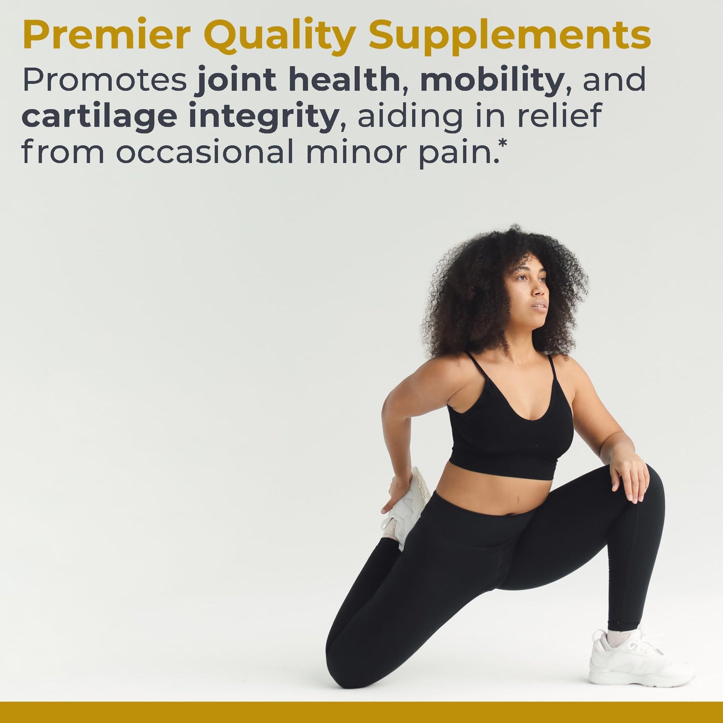 Premier Research Labs Joint & Disc Support Supplement - for Men & Women, Glucosamine, Joint Mobility and Muscle Health, Cartilage Repair, Gluten Free, Plant-Sourced - 90 Capsules - dailyvitalstore