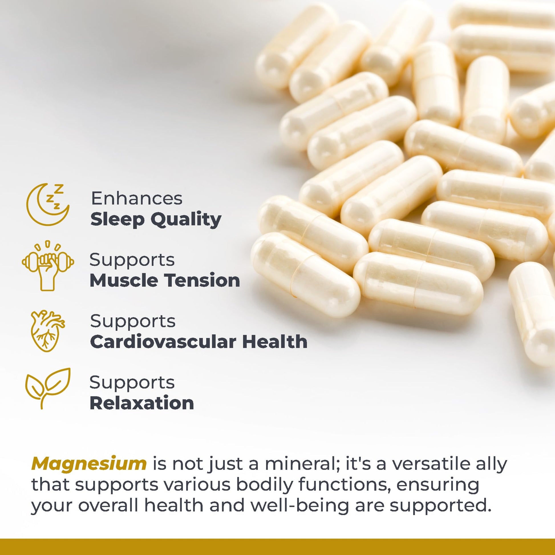 Premier Research Labs Magnesium Glycinate Supplement - Pure Magnesium, High Absorption, Supports Sleep Quality, Chelated, Vegan, Third Party Tested, Premier Energy Support - 90 Capsules - dailyvitalstore