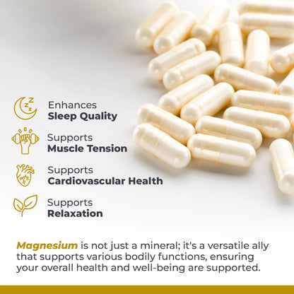 Premier Research Labs Magnesium Glycinate Supplement - Pure Magnesium, High Absorption, Supports Sleep Quality, Chelated, Vegan, Third Party Tested, Premier Energy Support - 90 Capsules - dailyvitalstore