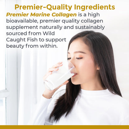 Premier Research Labs Marine Collagen - Marine Collagen Peptides, Hydrolyzed Marine Collagen Powder, Fish Collagen for Women and Men, 5g Collagen Per Serving for Skin, Joint, and Gut Health - 7 Oz - dailyvitalstore