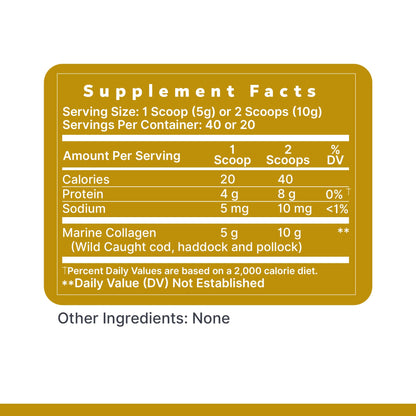 Premier Research Labs Marine Collagen - Marine Collagen Peptides, Hydrolyzed Marine Collagen Powder, Fish Collagen for Women and Men, 5g Collagen Per Serving for Skin, Joint, and Gut Health - 7 Oz - dailyvitalstore