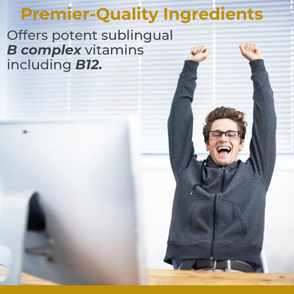 Premier Research Labs Max B-ND Liquid Vitamin - B-Complex for Liver & Brain Health - Sublingual Drops for Energy, Immune & Adrenal Support - 2 fl oz - Thiamin, B12, B6 & More - for Men, Women - dailyvitalstore