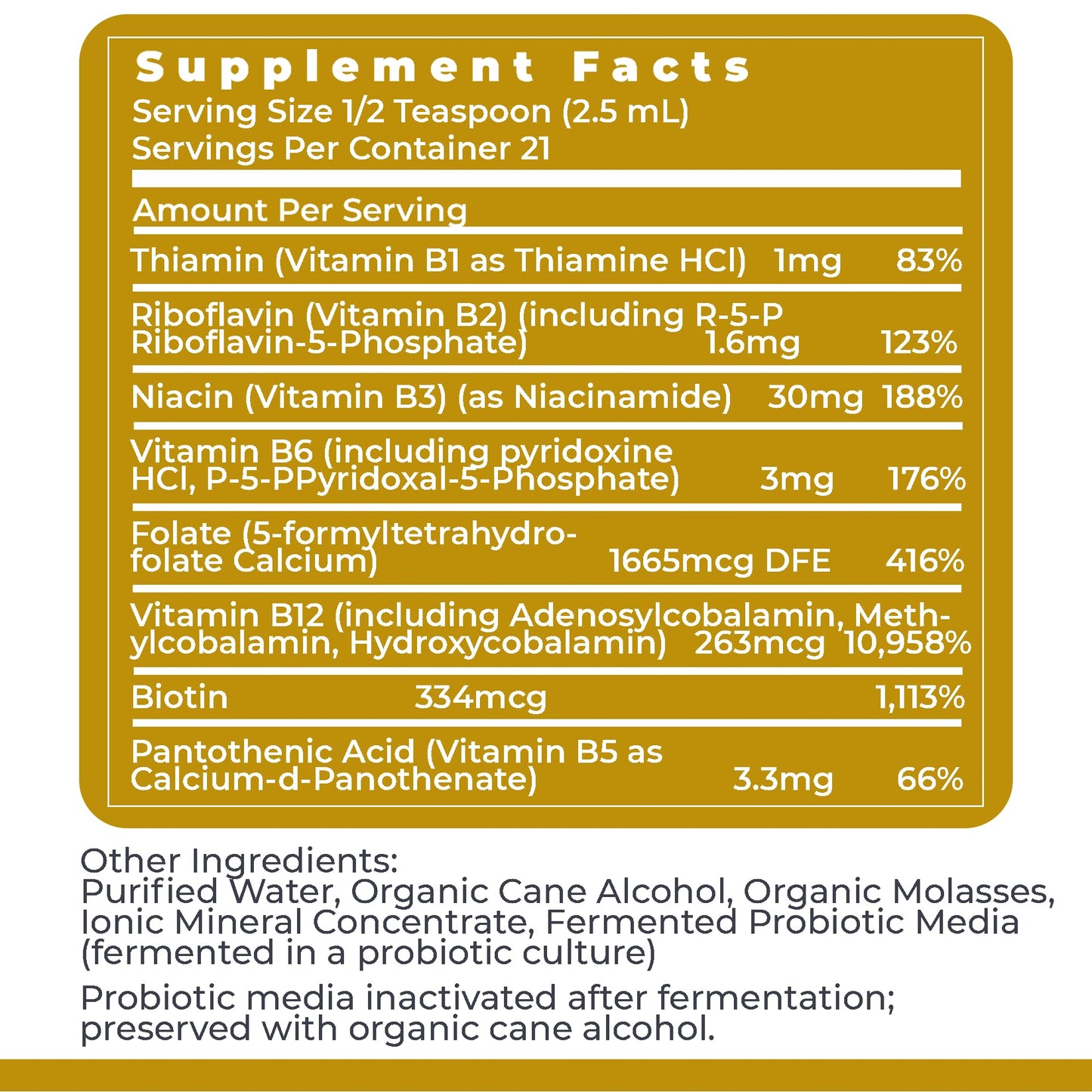 Premier Research Labs Max B-ND Liquid Vitamin - B-Complex for Liver & Brain Health - Sublingual Drops for Energy, Immune & Adrenal Support - 2 fl oz - Thiamin, B12, B6 & More - for Men, Women - dailyvitalstore