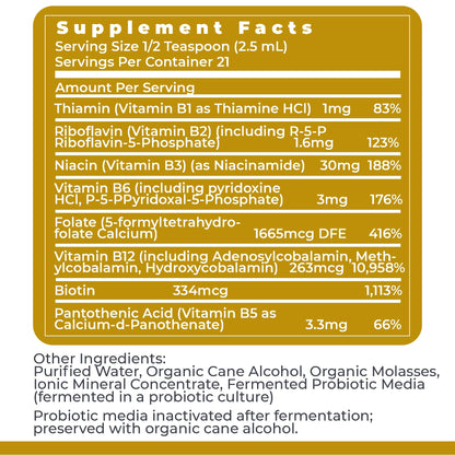 Premier Research Labs Max B-ND Liquid Vitamin - B-Complex for Liver & Brain Health - Sublingual Drops for Energy, Immune & Adrenal Support - 2 fl oz - Thiamin, B12, B6 & More - for Men, Women - dailyvitalstore
