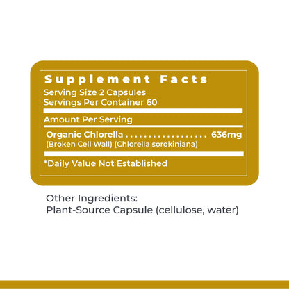 Premier Research Labs Medi Chlorella-FX - Chlorella Capsules, Chlorophyll Capsules, Organic Pills for Women & Men, Chlorophyll Supplement - 120 Vegetarian Capsules - dailyvitalstore