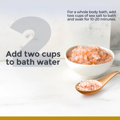 Premier Research Labs Medi-Soak - Bath Salts for Foot and Body Soak, Sea Salt Bath for Women and Men, Relaxing Mineral Bath Soak, Gentle Exfoliant, Organic, Vegan, No Added Fillers - 2 Lb - dailyvitalstore