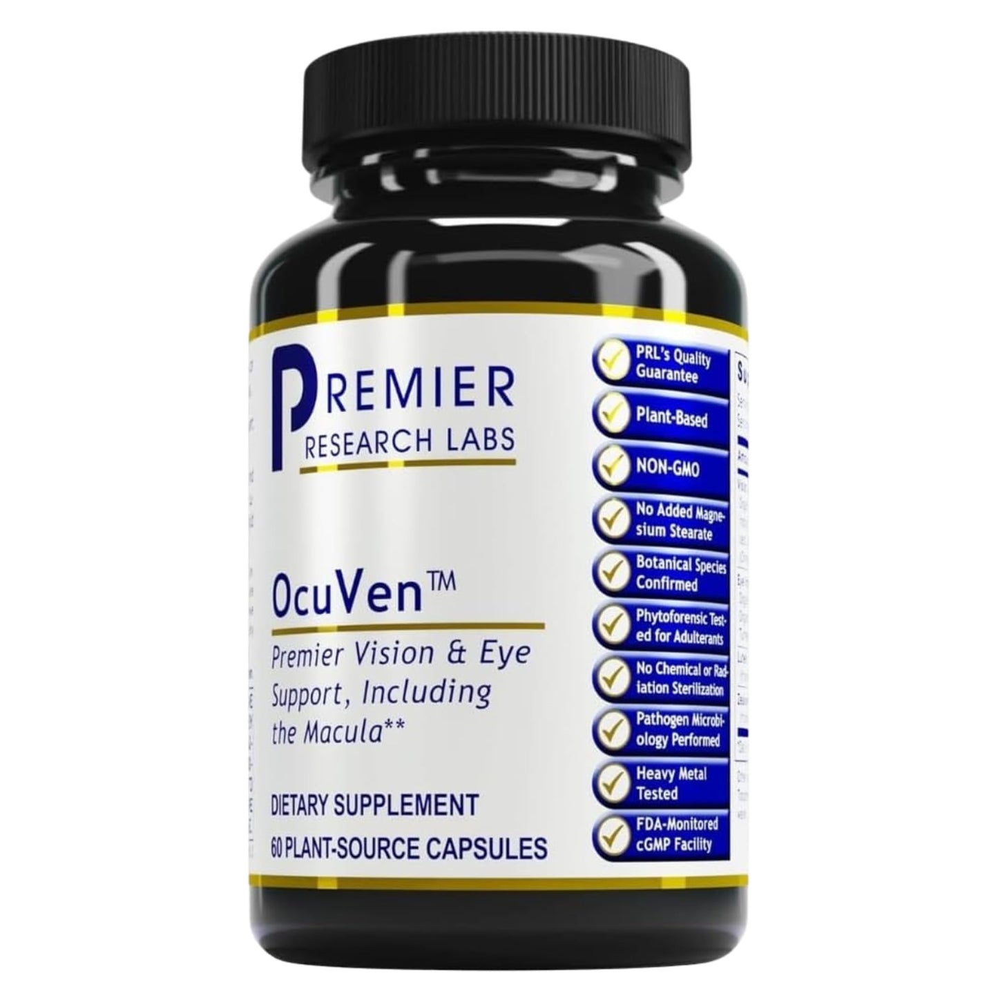 Premier Research Labs OcuVen - Lutein and Zeaxanthin Supplement, Eye Vitamins, Eye Health Supplements for Adults & Seniors, Vision Supplements, Macular Health, Eye Care - 60 Vegetarian Capsules - dailyvitalstore