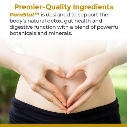 Premier Research Labs ParaStat - Intestinal Cleanse, Natural Gut Cleanse for Women & Men, Support for Colon Detox, Bloating, Digestion & Constipation - 90 Capsules (30 Day Supply) - dailyvitalstore