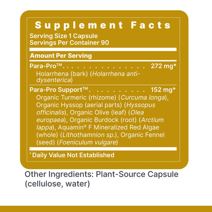 Premier Research Labs ParaStat - Intestinal Cleanse, Natural Gut Cleanse for Women & Men, Support for Colon Detox, Bloating, Digestion & Constipation - 90 Capsules (30 Day Supply) - dailyvitalstore
