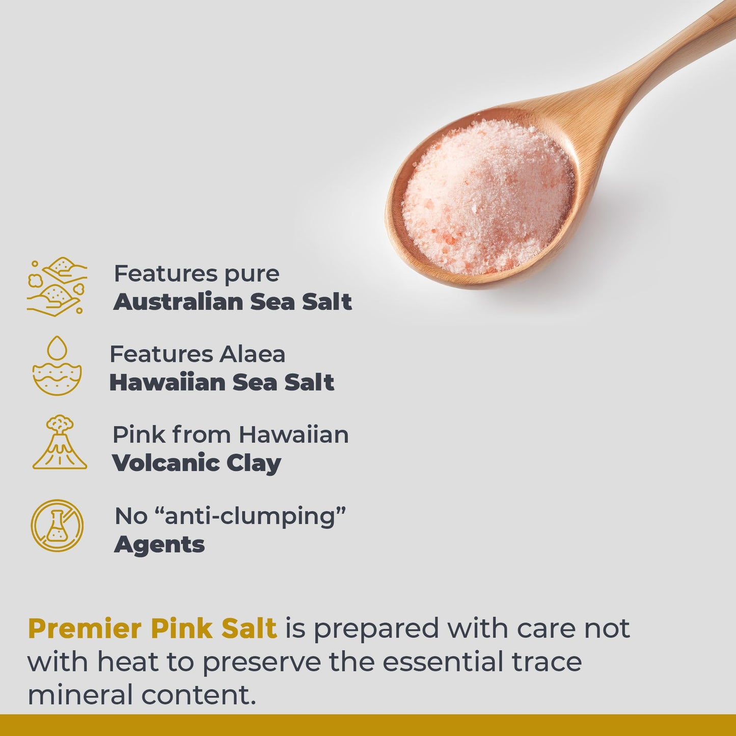 Premier Research Labs Pink Salt - Our Pink Sea Salt is a Hawaiian Red Alaea Sea Salt and Australian Salt Blend for Cooking, Baking with Minerals and Rich Taste - 12 oz - dailyvitalstore