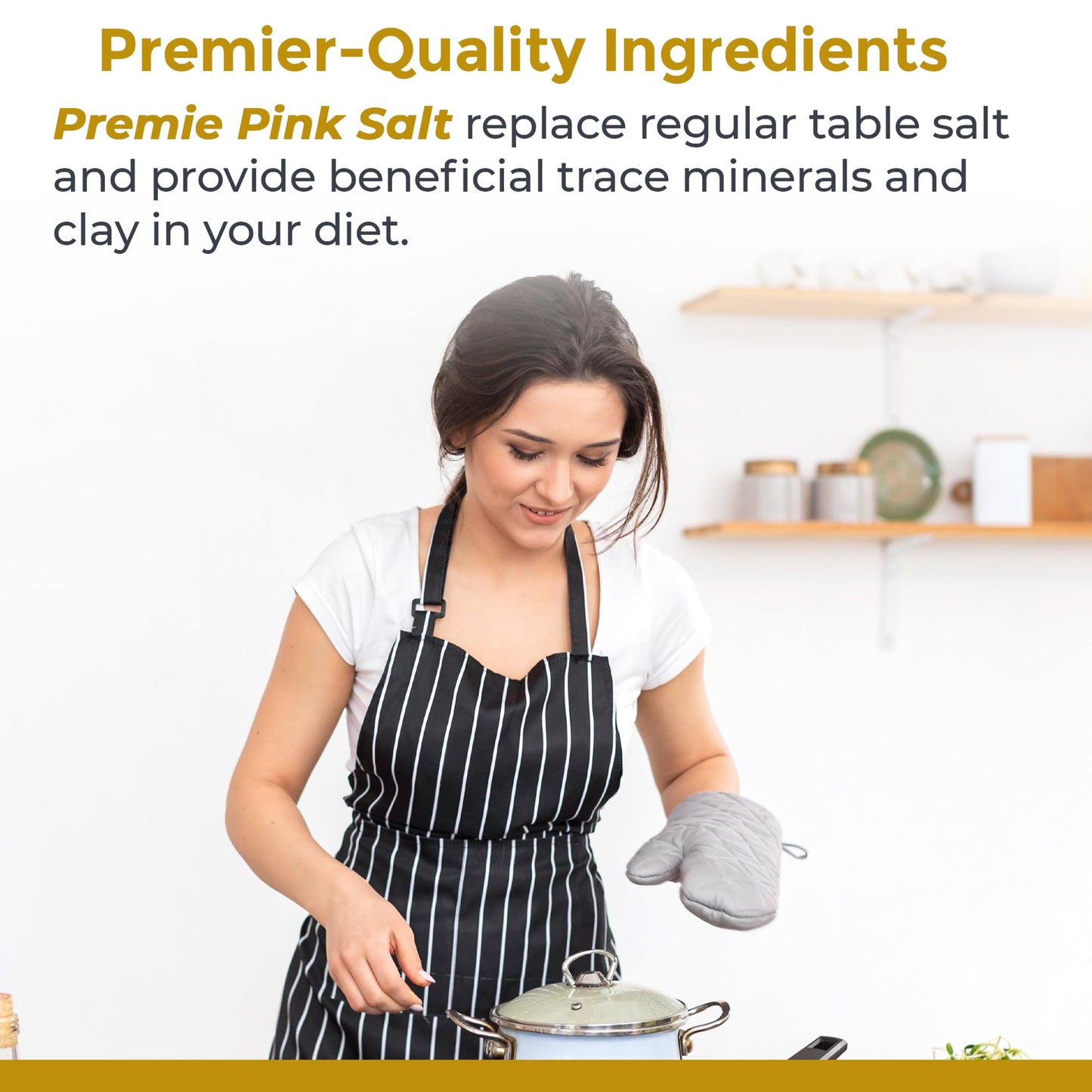 Premier Research Labs Pink Salt - Our Pink Sea Salt is a Hawaiian Red Alaea Sea Salt and Australian Salt Blend for Cooking, Baking with Minerals and Rich Taste - 12 oz - dailyvitalstore
