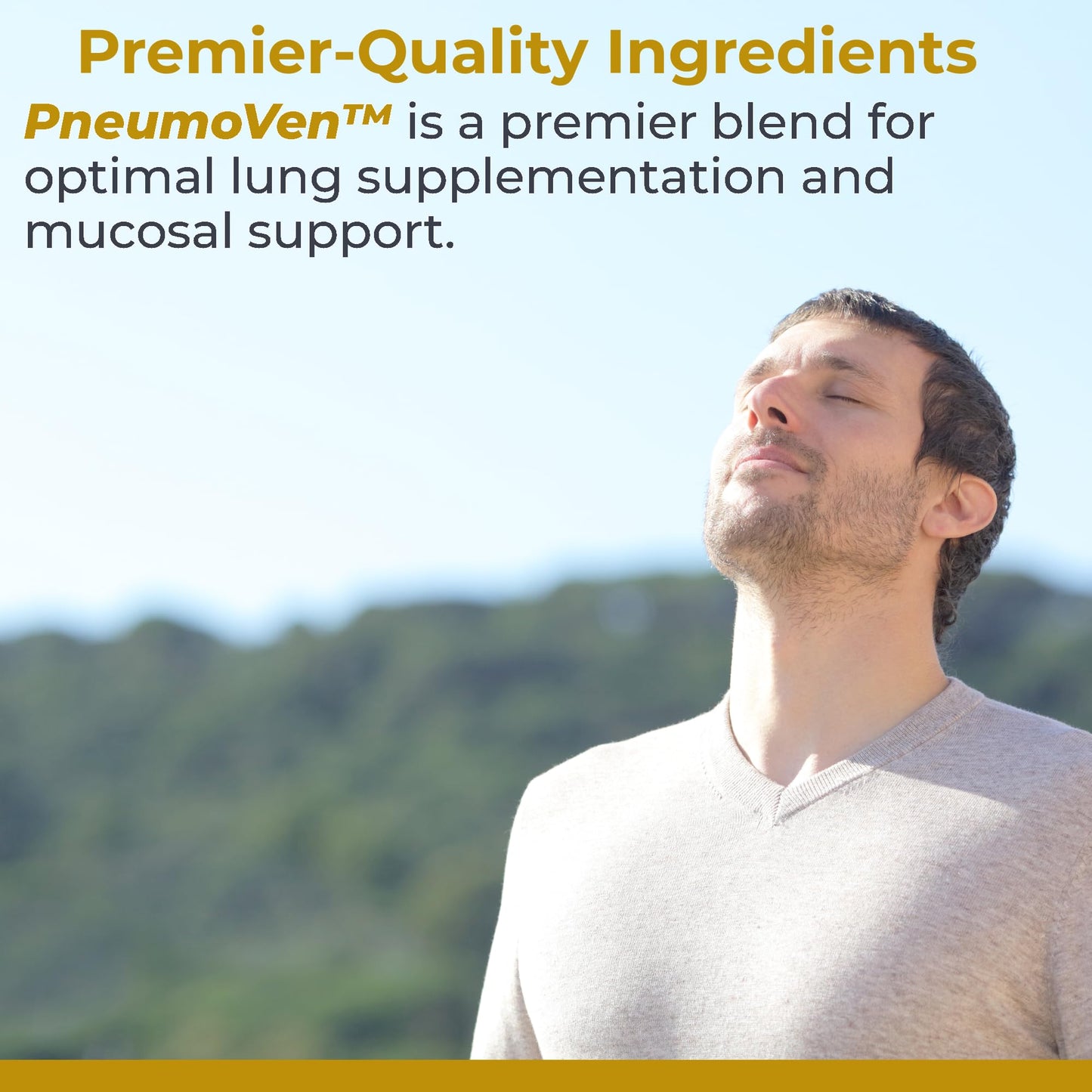 Premier Research Labs PneumoVen - Lung Support Supplement w/Bromelain & NAC, Lung Health Support Vitamins, Lung Cleanse - 60 Capsules - dailyvitalstore