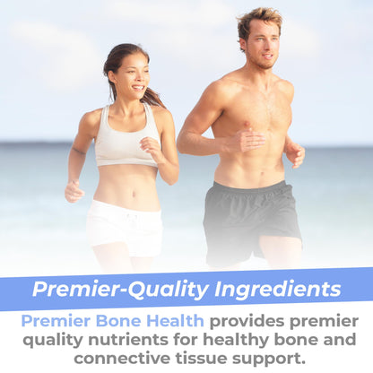 Premier Research Labs Premier Bone Health - Bone Health Vitamins, Bone Strength Supplement for Women & Men, Calcium Supplement with Vitamin K2, Healthy Bone Support - 90 Capsules - dailyvitalstore