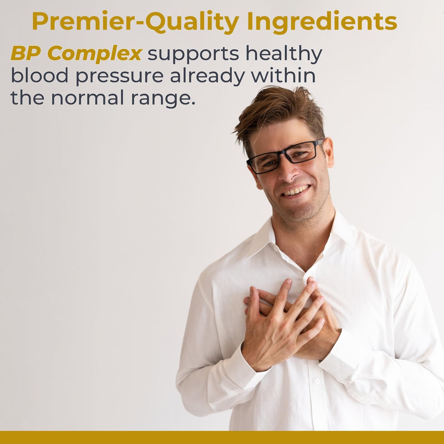 Premier Research Labs Premier BP Complex - Heart Health Supplements, BP Formula, Garlic Allicin Supplement, Natural Herbal BP Support Pills with Reishi & Cayenne Pepper - 60 Vegetarian Capsules - dailyvitalstore