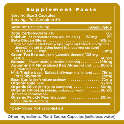Premier Research Labs Premier Daily One - Super Greens, Vegetable Supplements for Adults with Cruciferous Veggies, Milk Thistle for Liver Support, Phytonutrients, Beta Glucan - 60 Vegetarian Capsules - dailyvitalstore