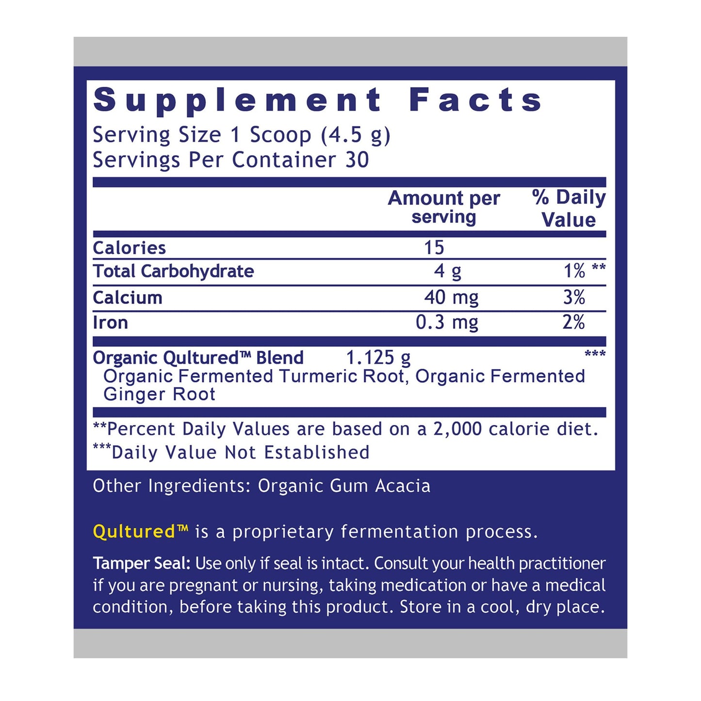 Premier Research Labs Premier Fermented Turmeric/Ginger Root - Probiotic Fermented Turmeric & Ginger Powder Supplement, Active Curcuminoids, Herbal Supplement - 4.7 Oz - dailyvitalstore