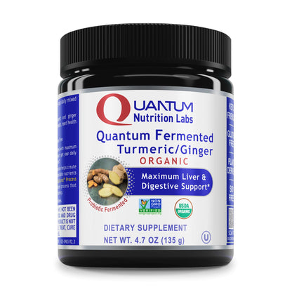 Premier Research Labs Premier Fermented Turmeric/Ginger Root - Probiotic Fermented Turmeric & Ginger Powder Supplement, Active Curcuminoids, Herbal Supplement - 4.7 Oz - dailyvitalstore