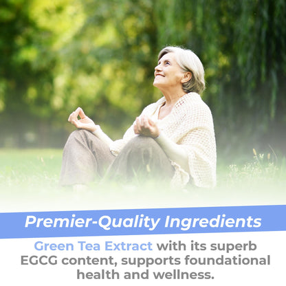 Premier Research Labs Premier Green Tea Extract - Green Tea Capsules, Green Tea Extract Pills, Green Tea Supplement with ECGC, Camellia Sinensis, Pure, Vegan Friendly - 120 Vegetarian Capsules - dailyvitalstore