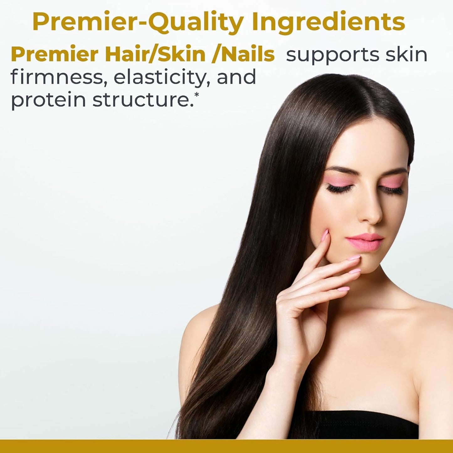 Premier Research Labs Premier Hair/Skin/Nails - Hair Growth Supplement for Women & Men with Keratin, Vitamins for Hair Growth, Beauty from Within for Hair, Skin and Nails - 60 Vegetarian Capsules - dailyvitalstore