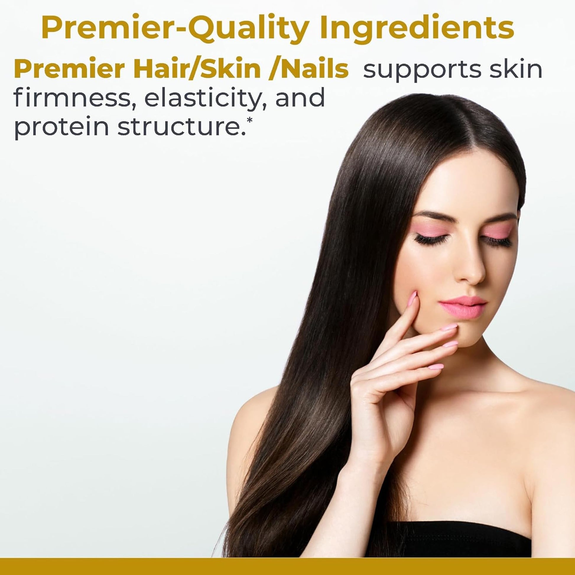 Premier Research Labs Premier Hair/Skin/Nails - Hair Growth Supplement for Women & Men with Keratin, Vitamins for Hair Growth, Beauty from Within for Hair, Skin and Nails - 60 Vegetarian Capsules - dailyvitalstore