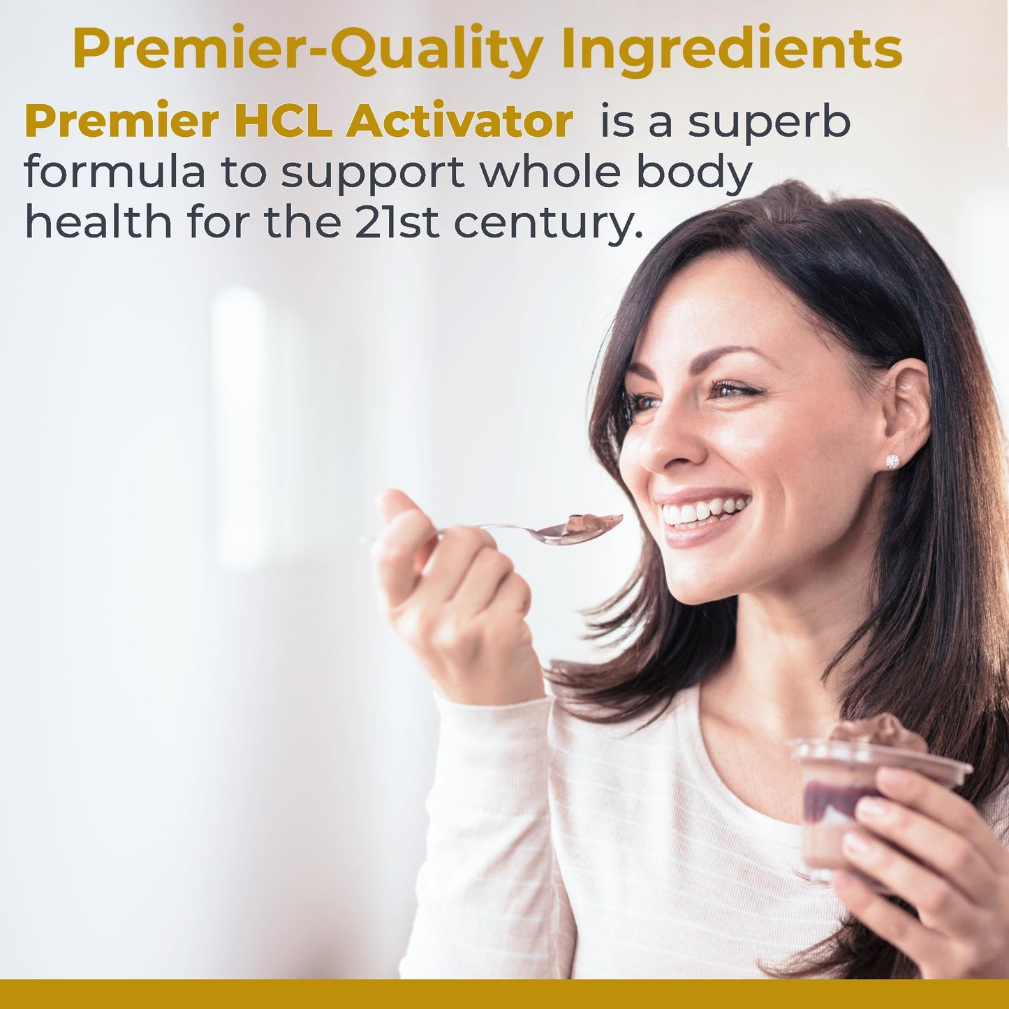 Premier Research Labs Premier HCL Activator - Pepsin Digestive Enzymes Supplement for Optimal Digestive Function for Men & Women, Low Stomach Acid, Nutrient Absorption - 90 Vegetarian Capsules - dailyvitalstore