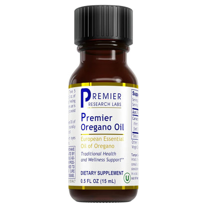 Premier Research Labs Premier Oregano Oil - Oil of Oregano Drops with Carvacrol, Edible Oregano Essential Oil Supplement for Immune & Gut Health - 0.5 Fl Oz - dailyvitalstore
