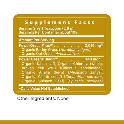 Premier Research Labs Premier Organic Greens - Super Greens Powder, Greens Superfood Powder for Drinks, Green Juice, Nutrition Support, Supergreens for Men & Women, Spinach, Alfalfa, Chlorella - 10 oz - dailyvitalstore