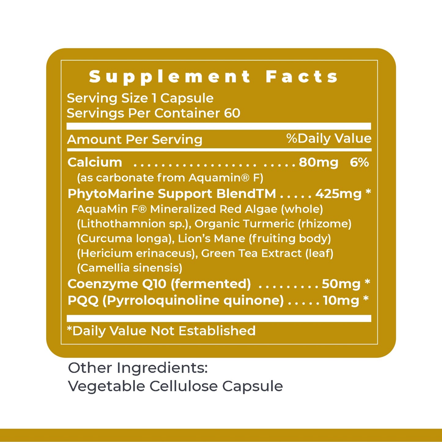Premier Research Labs Premier PQQ Complex with CoQ10 - Coenzyme Q10, Co Q 10 Supplement with Pyrroloquinoline Quinone (PQQ) for Antioxidant, Brain & Heart Support - 60 Vegetarian Capsules - dailyvitalstore