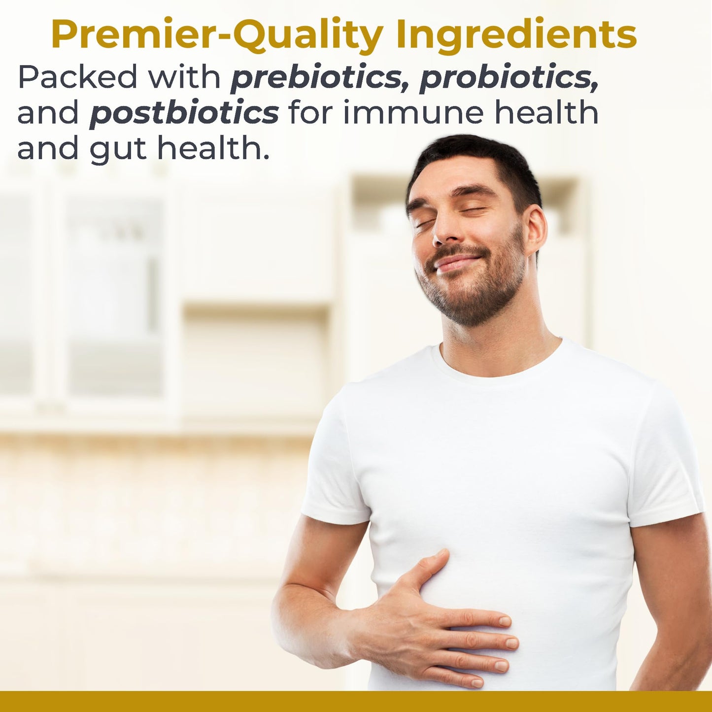 Premier Research Labs Premier Probiotic - Pre Pro Post Biotics for Women & Men, Quad Biotic, Quadbiotic, Prebiotics, Probiotics - dailyvitalstore