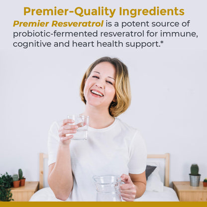 Premier Research Labs Resveratrol - Resveratrol Liquid Supplement, Trans Resveratrol, Antioxidant Support for Heart Health & Blood Flow, Aging Support, 180 mg Per Teaspoon - 8 Fl Oz - dailyvitalstore