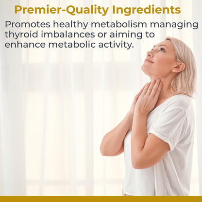Premier Research Labs ThyroVen - Thyroid Support for Women, Thyroid Support for Men, Thyroid Supplement, Thyroid Support Complex with Naturally-Sourced Iodine - 60 Capsules - dailyvitalstore