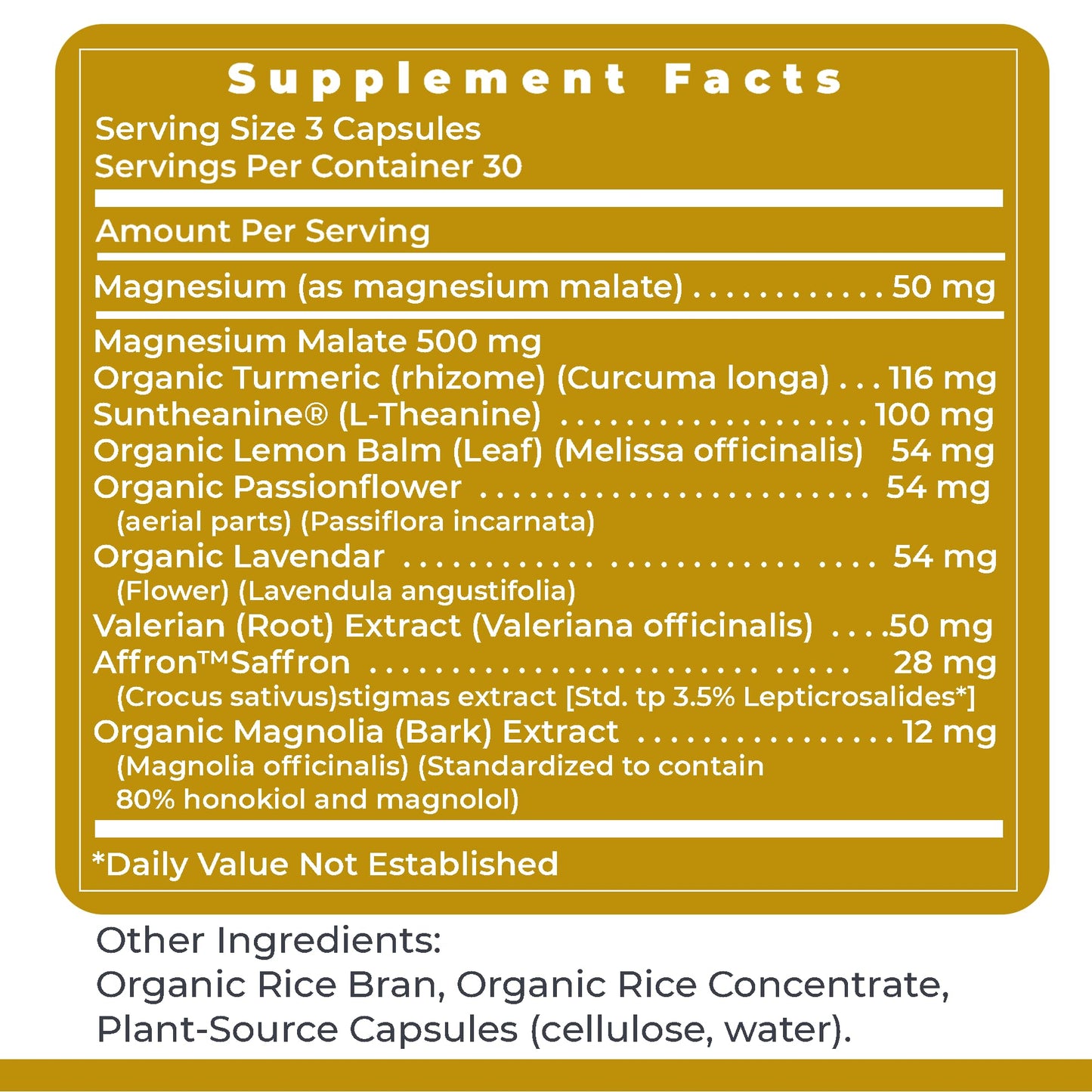 Premier Research Labs Tranquinol - Natural Sleep Aid Supplement for Deep Sleep Support and Calm Mind | Magnesium, Turmeric, Lemon Balm & Saffron Extract - Pure Vegan - 90 Plant-Source Capsules - dailyvitalstore