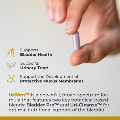 Premier Research Labs UriVen - Bladder Health Support for Women & Men, Cranberry Extract & Marshmallow Root, Urinary Relief, Bladder Relief, Bladder Control Supplement - 60 Vegetarian Capsules - dailyvitalstore
