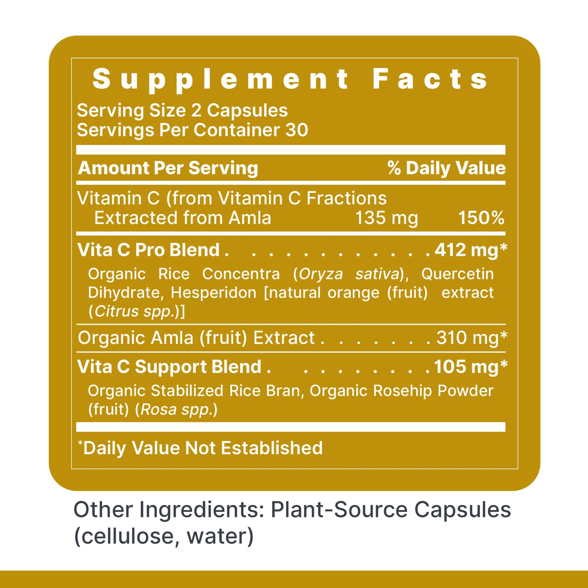 Premier Research Labs Vitamin C Supplement - Natural Vitamin C, Whole Food Vitamin C, Essential C Complex, Pure with Bioflavonoids & Organic Ingredients - 60 Vegetarian Capsules - dailyvitalstore