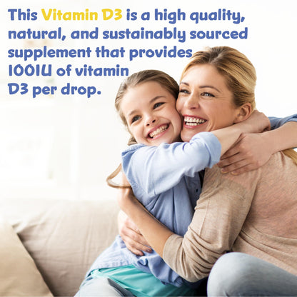 Premier Research Labs Vitamin D3 for Kids - Vitamin D Drops for Children, Kids Liquid Vitamin D, 400 IU Per Serving, Supports Healthy Brain Development - 0.43 fl oz - dailyvitalstore