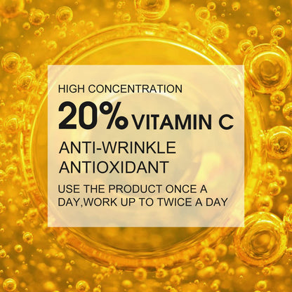 Premium 20% Vitamin C Serum For Face with Hyaluronic Acid, Retinol & Amino Acids - Boost Skin Collagen,Hydrate & Plump Skin, - dailyvitalstore
