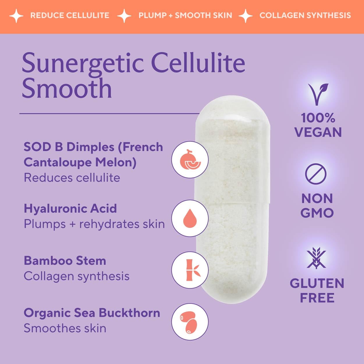 Premium Cellulite Supplement – Anti Cellulite Capsules For Women – Supports Skin Smoothing, Smooth Legs, Reduces Cellulite & Promotes Collagen Production - dailyvitalstore