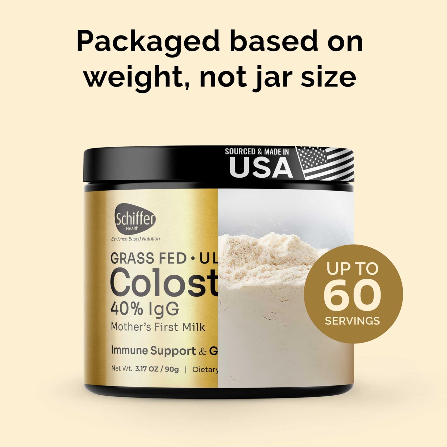 Premium Colostrum Supplement Highest IgG for Gut Health, Immune Support & Recovery Superfood, Anti-Age - Pure Grass-Fed Bovine Colostrum Powder - dailyvitalstore