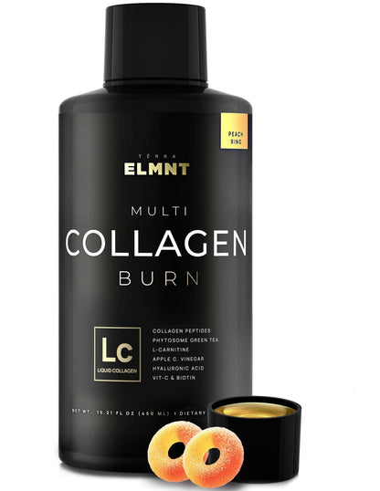 Premium Liquid Collagen for Women Weight Loss & Beauty w. Hyaluronic Acid, Biotin, L-Carnitine, Apple C Vinegar - Ultra Pure Multi Collagen Protein Shots Drink - dailyvitalstore