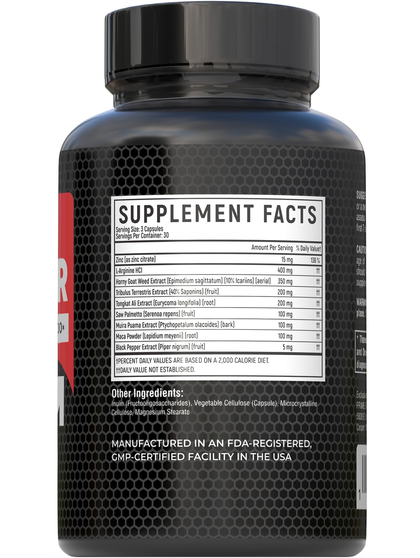 Premium Male Enhancement | Rapid Acting Blood Flow Support | Bigger, Rock Hard, Longer | 9 in 1 Intimacy Complex to Restore Confidence, California Manufactured, 3rd Party Tested – 90 Caps - dailyvitalstore