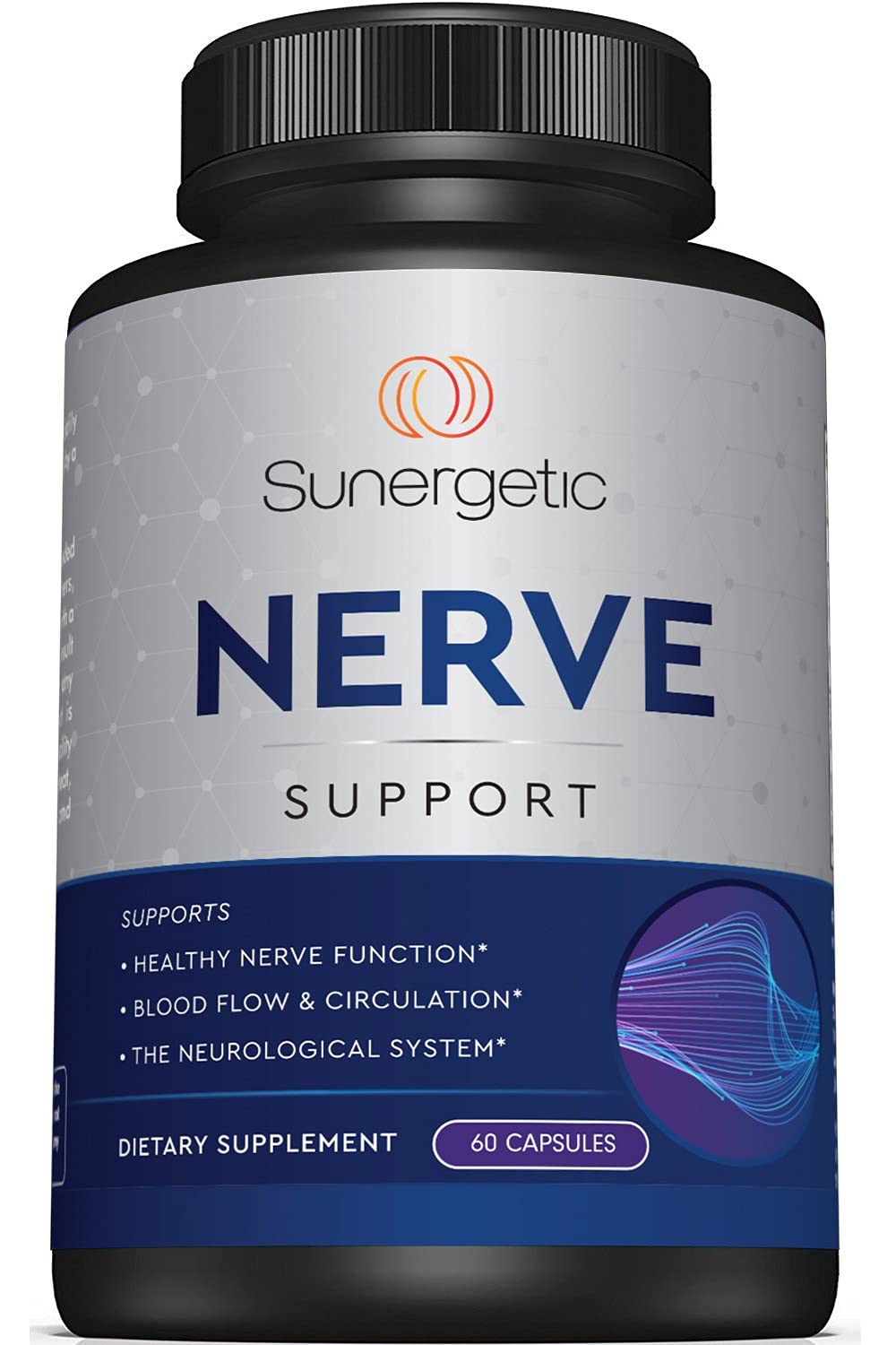 Premium Nerve Support Supplement – with Alpha Lipoic Acid (ALA) 600 mg, Acetyl-L-Carnitine (ALC) & Benfotiamine - Nerve Support Formula for Healthy Circulation, Feet, Hands & Toes - 60 Capsules - dailyvitalstore